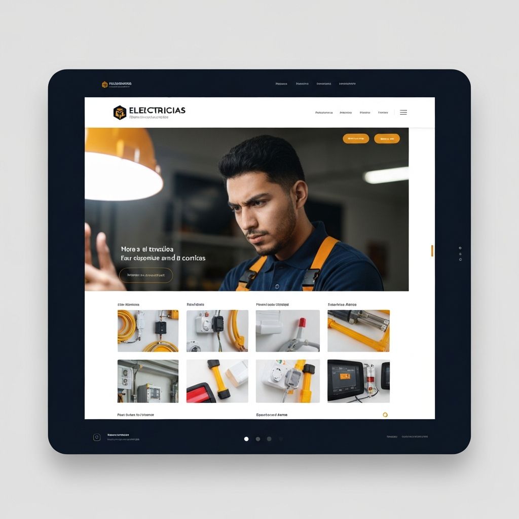 Website-Projekt: Elektro Müller GmbH — Elektroinstallation